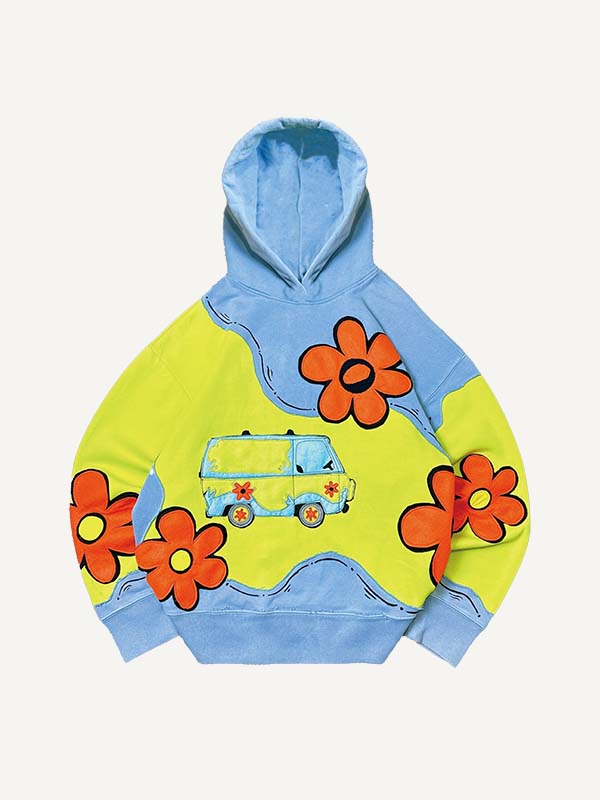Fashion Casual Printed Polyester Sweater