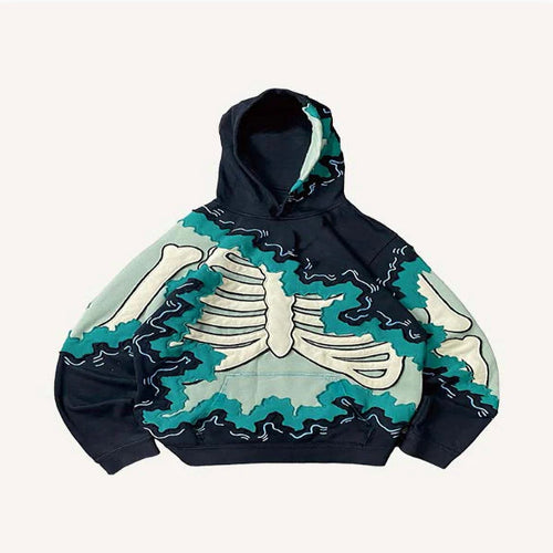 Fashion Casual Printed Polyester Sweater